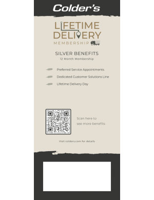 Colder's Lifetime Delivery Silver Rewards Chart